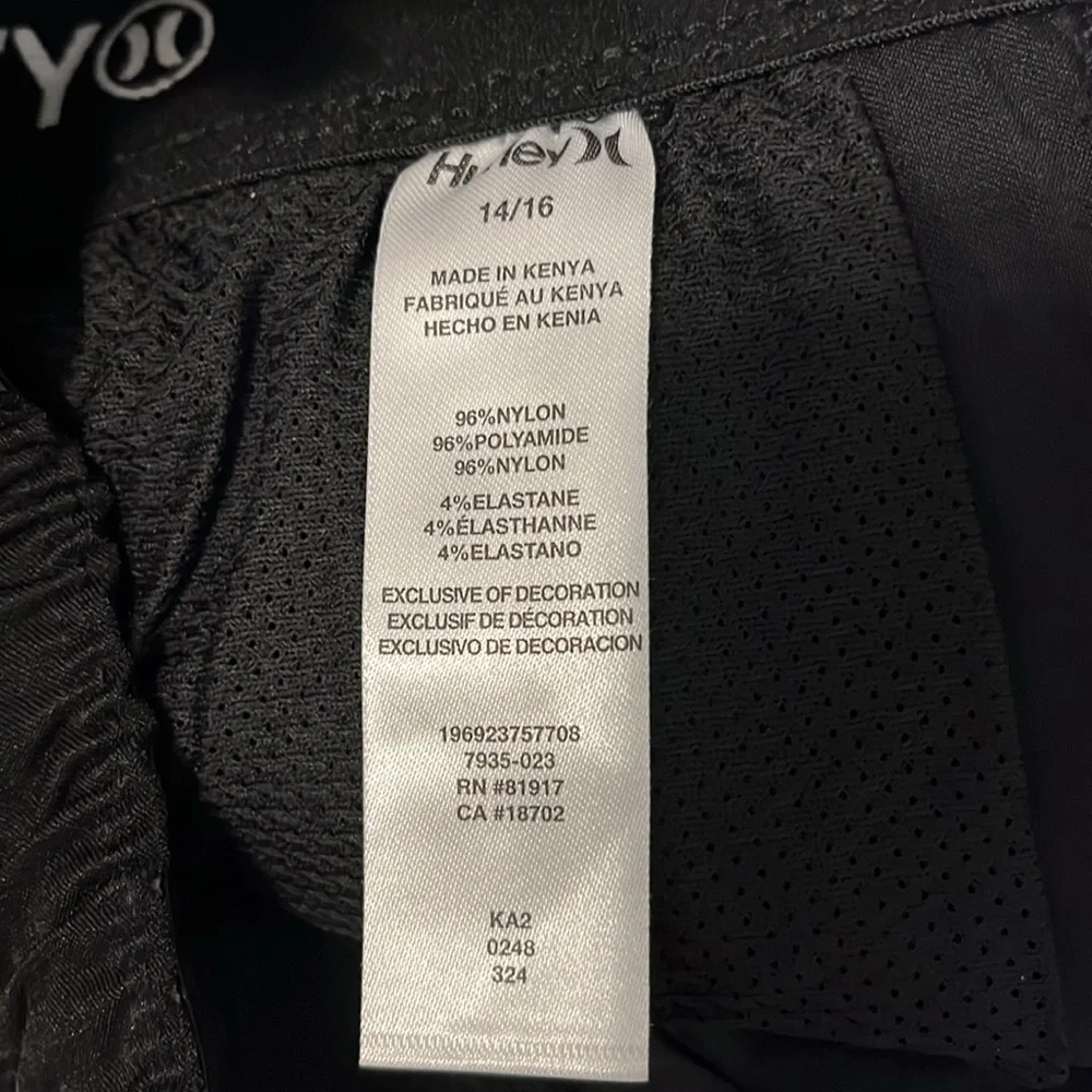 Hurley nwt youth